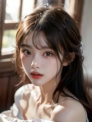 侧柏与韩式斜刘海：自然之美与时尚潮流的交响曲
