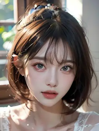 古代仕女图与杉树：穿越千年的对话