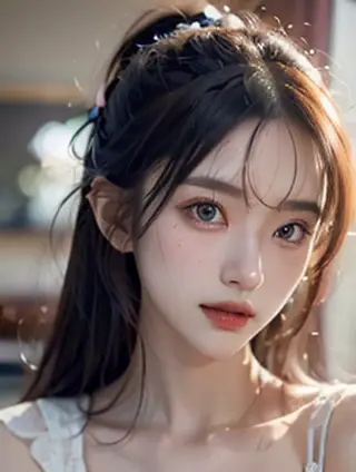 侧柏与韩式斜刘海：自然之美与时尚潮流的交响曲