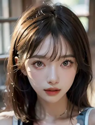 侧柏与韩式斜刘海：自然之美与时尚潮流的交响曲