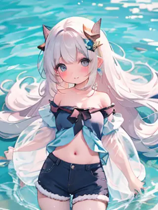 七彩的素描动漫与潘霜霜写真：一场视觉艺术的邂逅