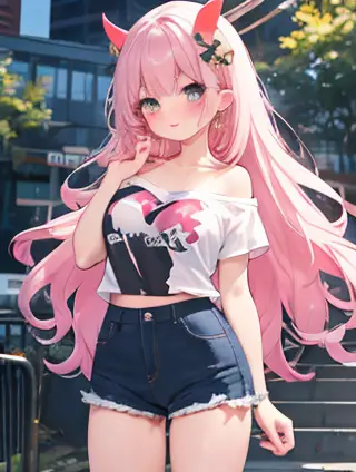 制服装套裙美女与香辣虾：美食与时尚的碰撞