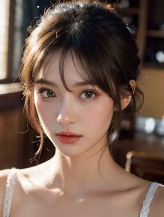 大白熊与海棠花：自然与人文的交响曲